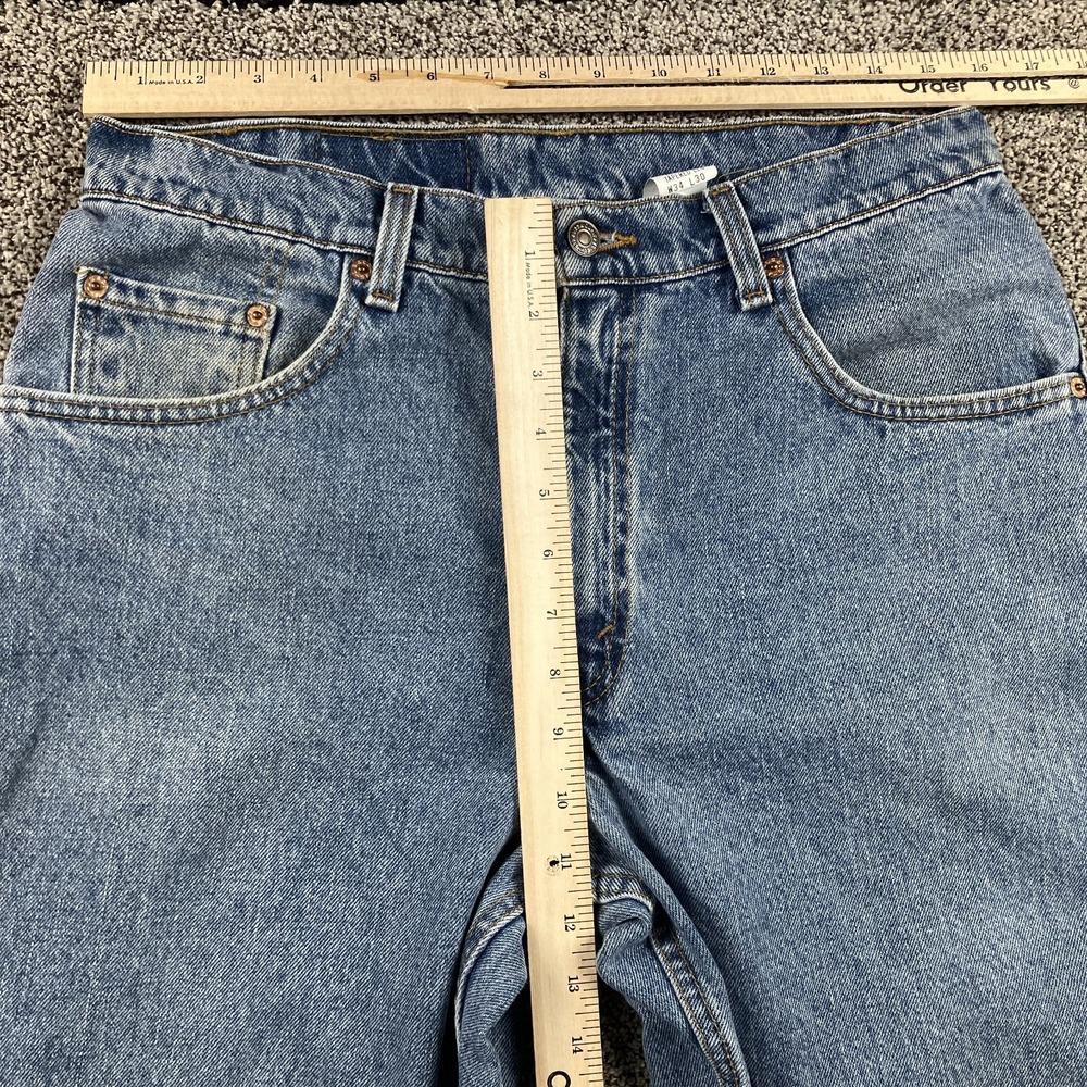 Vintage Levis Jeans 32x30 560 Orange Tab Black Wing‎ Loose Fit Tapered USA Made - Picture 6 of 12